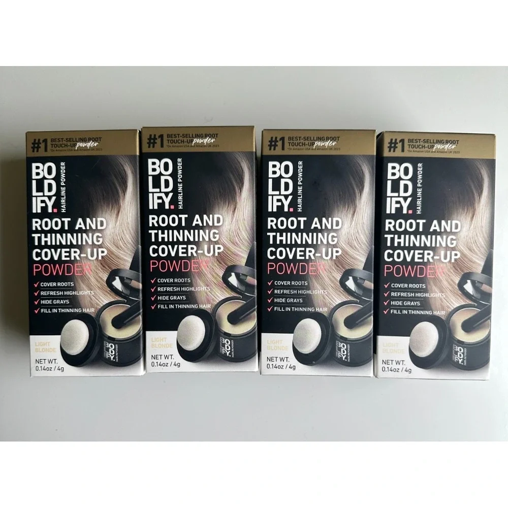 4X Boldify Hairline Powder • Root & Thinning Cover-Up Powder‎ • Light Blonde